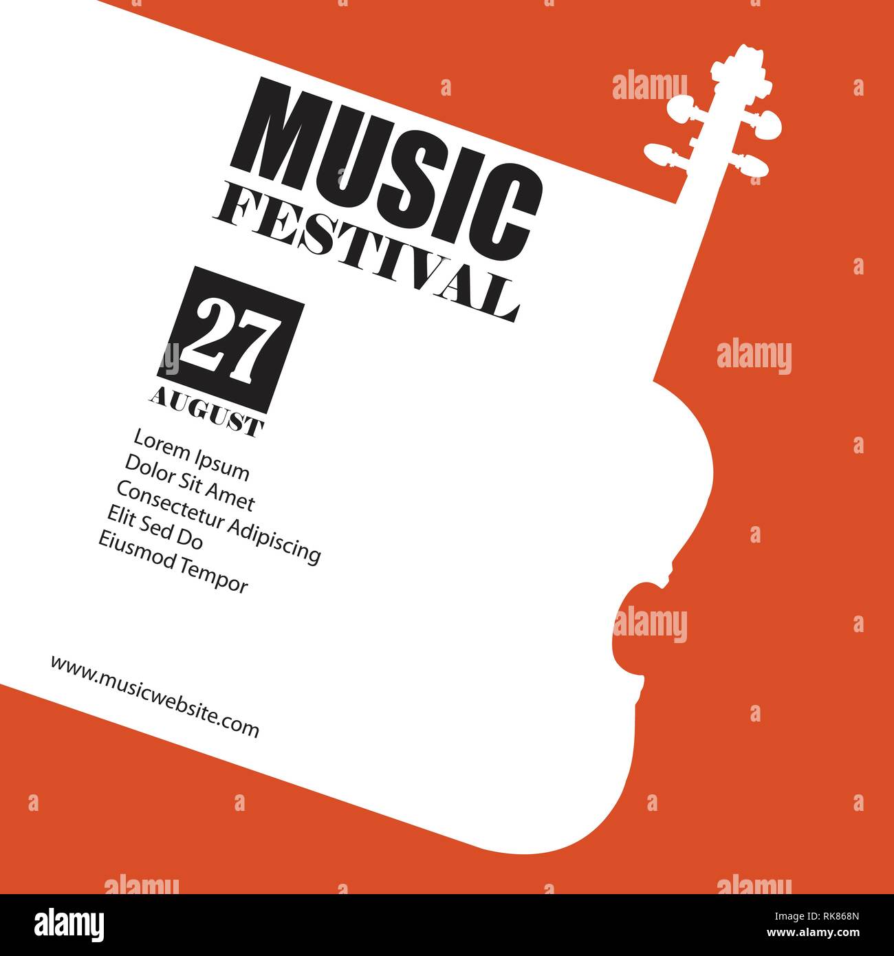 Modèle de scénario pour un concert affiche ou un flyer. Brochure du festival de musique, billet, événement et VIP. Illustration de Vecteur