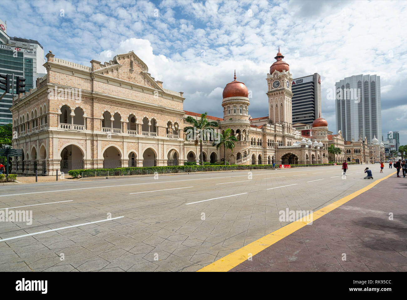 Kuala Lumpur, Malaisie. Janvier 2019. Une vue panoramique de l'historique Bangunan Sultan Abdul Samad building Banque D'Images