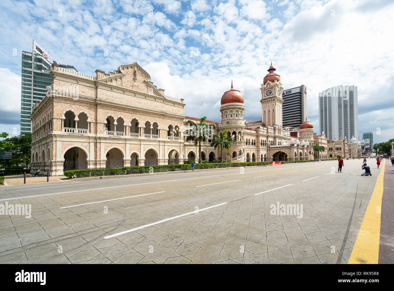 Kuala Lumpur, Malaisie. Janvier 2019. Une vue panoramique de l'historique Bangunan Sultan Abdul Samad building Banque D'Images