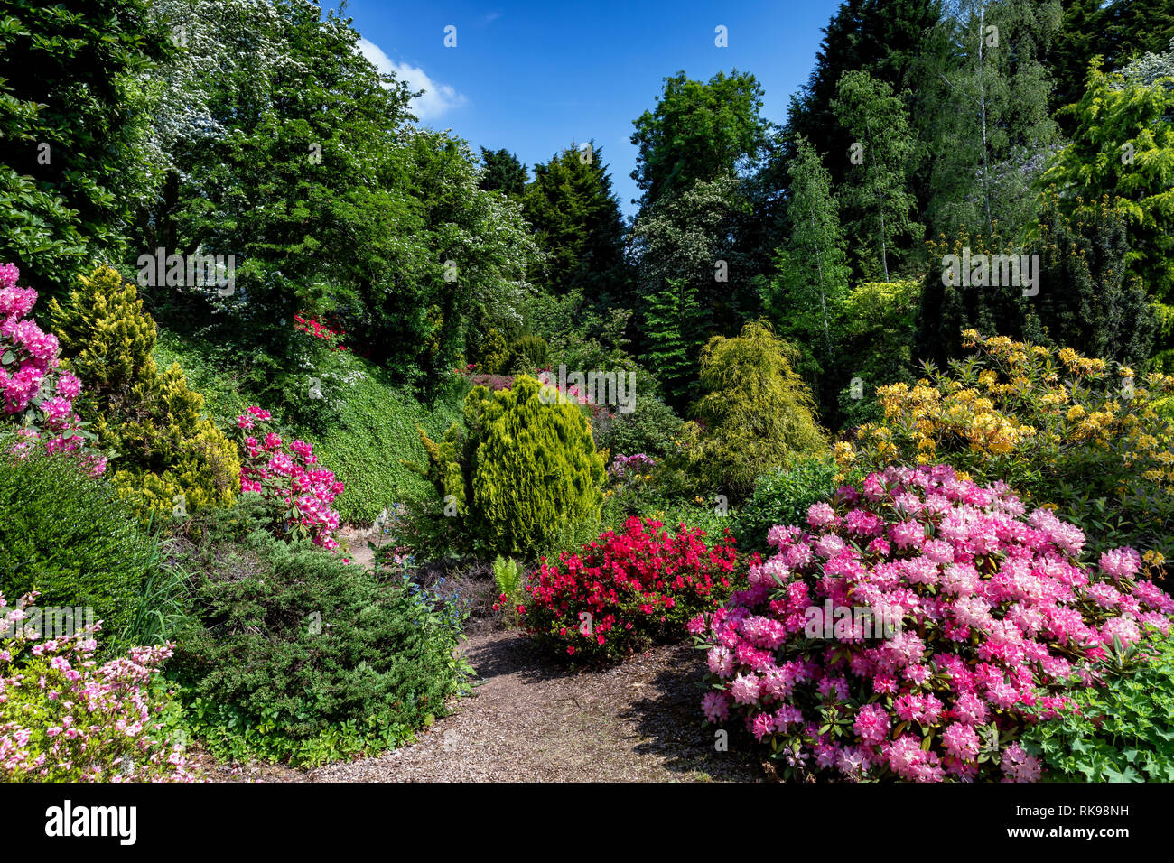 La carrière Jardin Secret, Russells Garden Centre, près de Coventry, England, UK Banque D'Images