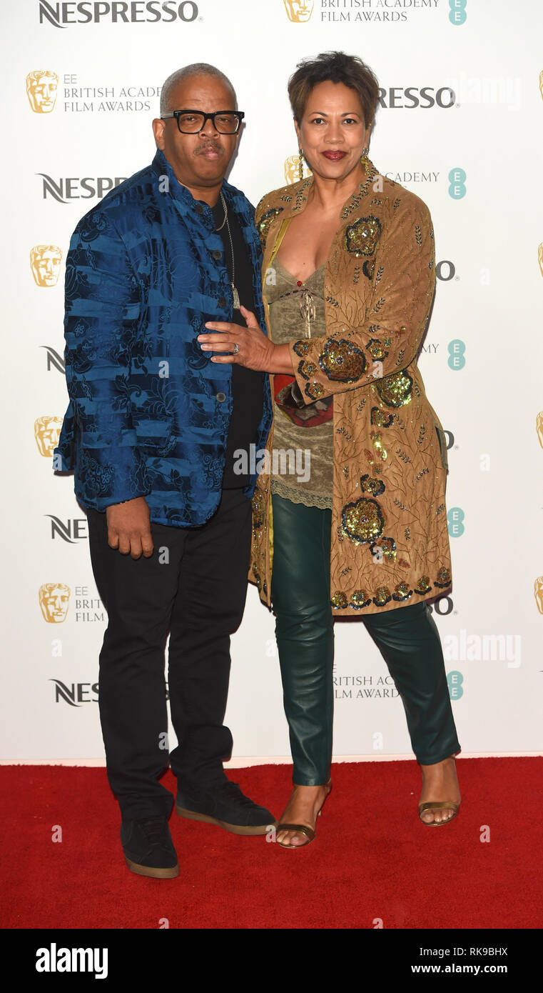 La photo doit être crédité ©Presse Alpha 079965 09/02/2019 Terence Blanchard et Robin Nespresso Burgess British Academy Film Awards BAFTA 2019 nominés Partie Kensington Palace Londres Banque D'Images