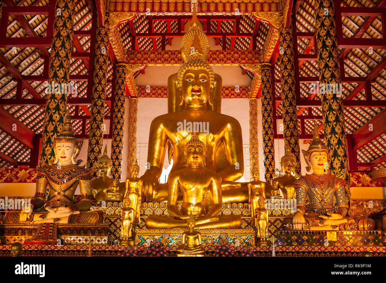 Temple Wat Suan Dok, Chiang Mai, Thaïlande Banque D'Images