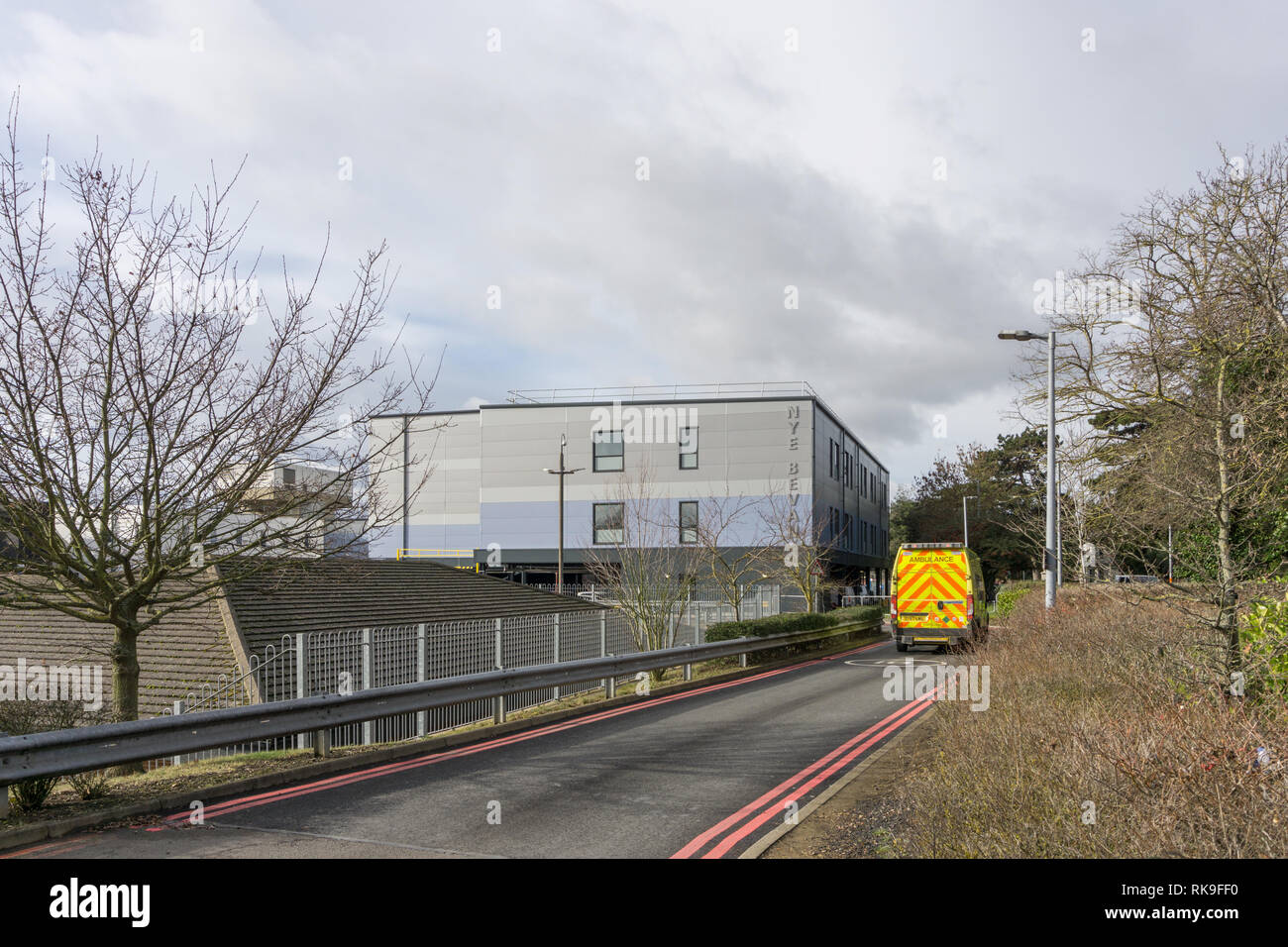 La nouvelle unité Nye Bevan à Northampton General Hospital ; ouvert en septembre 2018 en vue de réduire les temps d'attente, Northampton, Royaume-Uni Banque D'Images