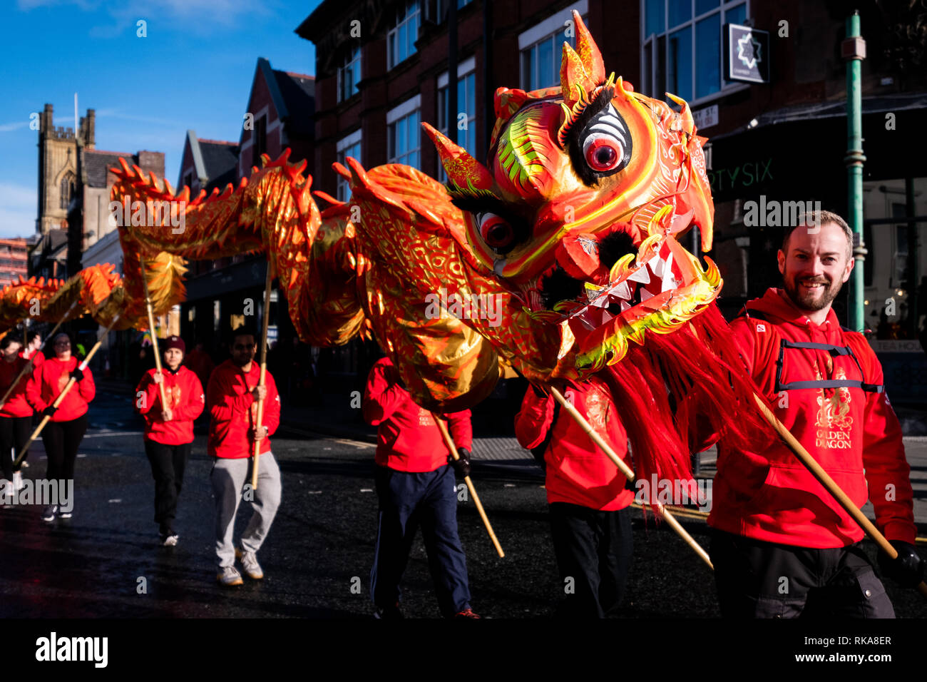 Liverpool, Royaume-Uni. 10 fév 2019. Les célébrations du Nouvel An chinois à Paris le dimanche 10 février, 2019. Crédit : Christopher Middleton/Alamy Live News Banque D'Images