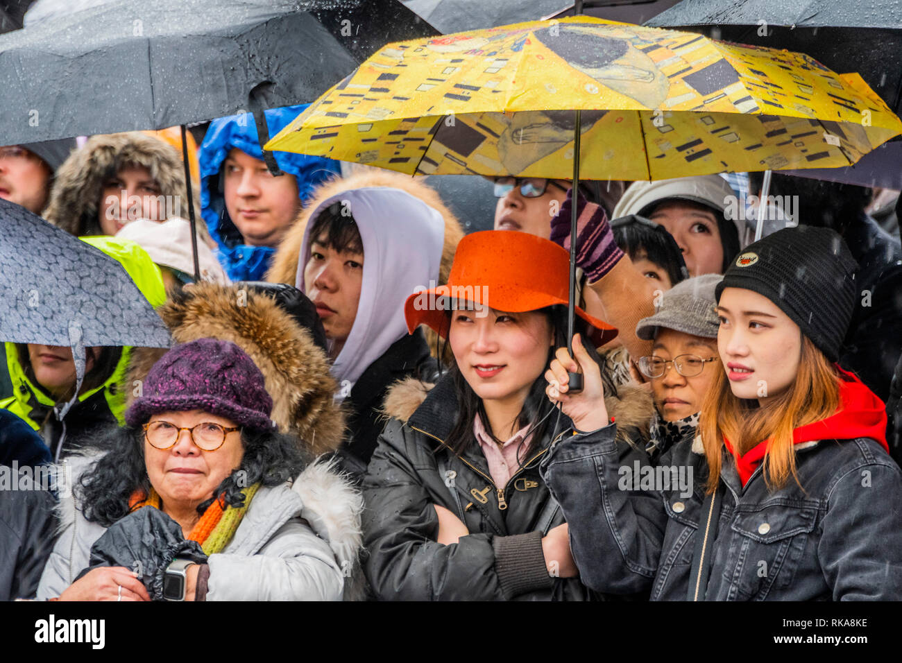 Londres, Royaume-Uni. 10 fév 2019. Le festival à Trafalgar Square. Les célébrations du Nouvel An chinois à Soho, Londres. Crédit : Guy Bell/Alamy Live News Banque D'Images