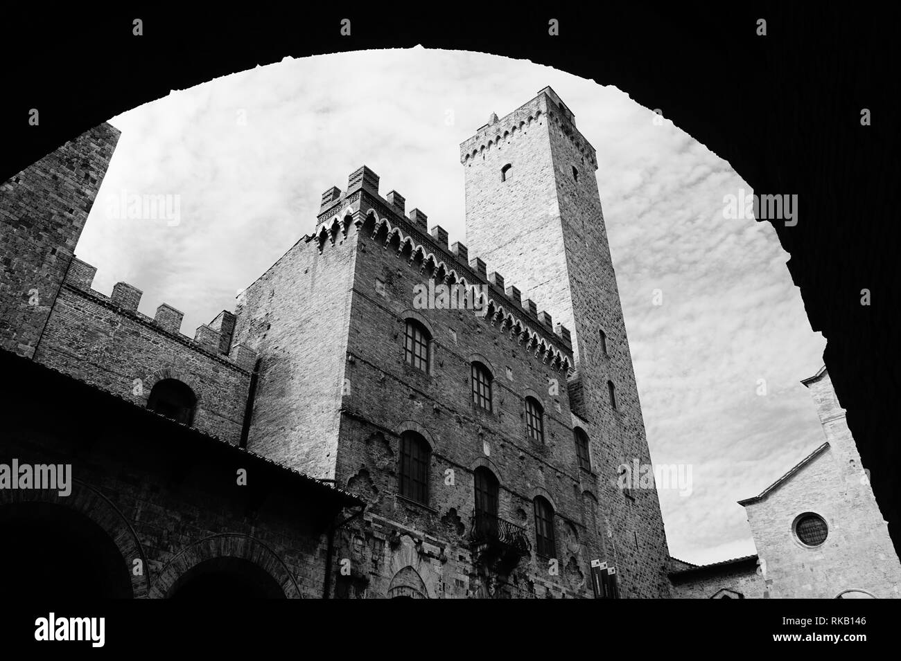 San Gimignano Banque D'Images