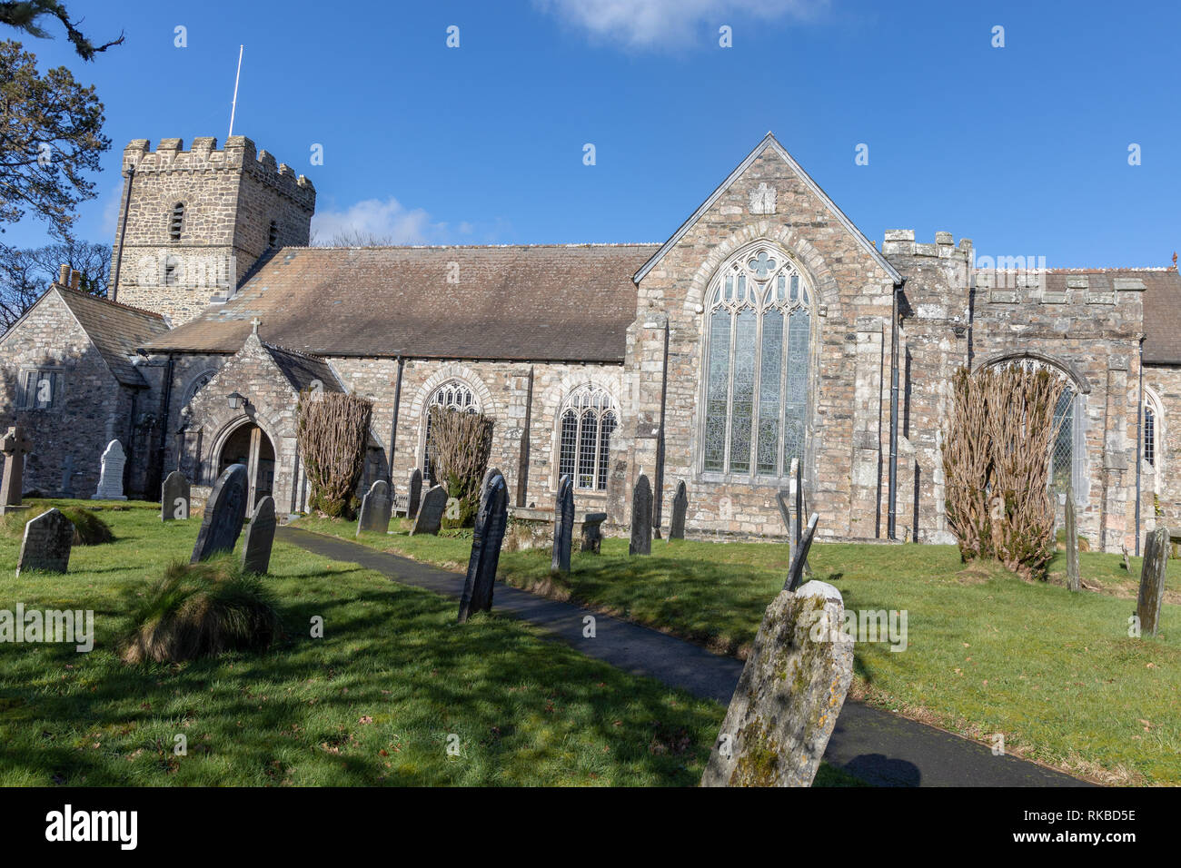 L'église paroissiale de St Petroc, TOTNES, Devon, Angleterre Banque D'Images