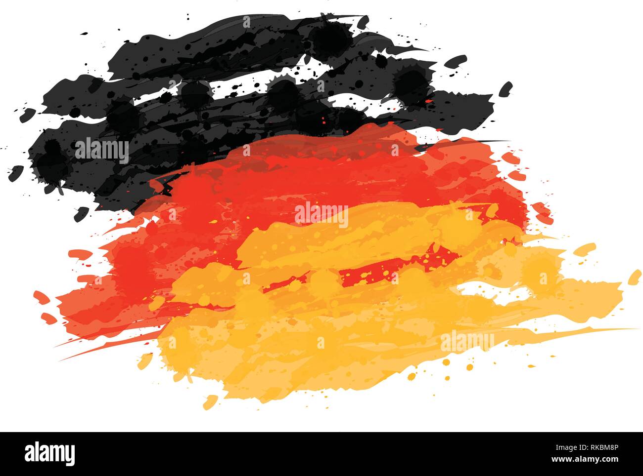 Aquarelle pavillon de l'Allemagne, vector illustration design Illustration de Vecteur