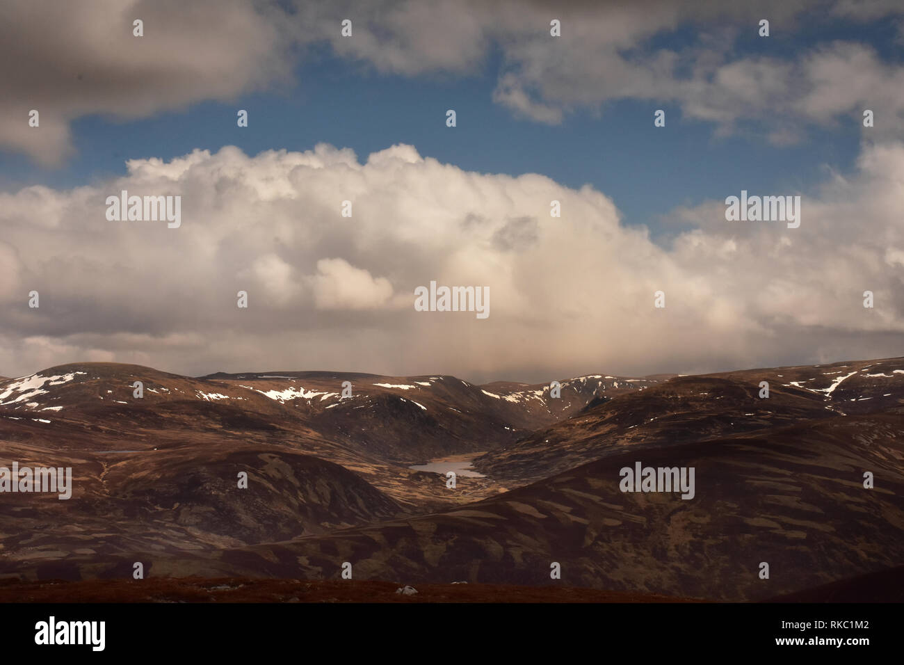 Dans les montagnes de Cairngorm, Ecosse Banque D'Images