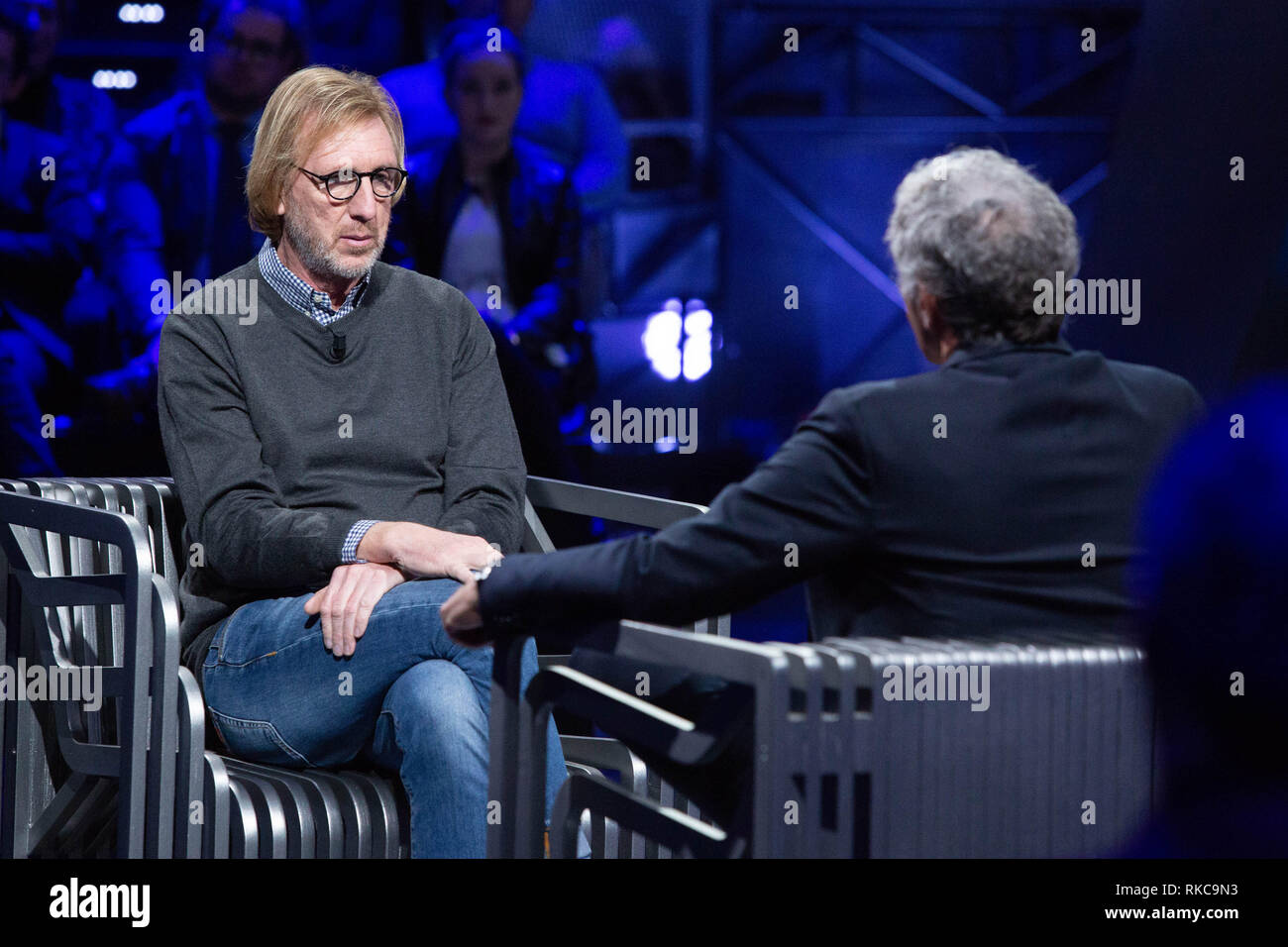 Foto Federico Guberti Lapresse10 02 2019 Roma Italiaspettacolo Non Trasmissione Xe8 L Arena Nella Foto Massimo Giletti E Franco Bortuzzo Padre Di Manuel Bortuzzo Photo Stock Alamy