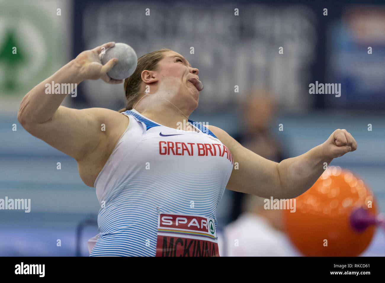 Birmingham, UK. 10 fév, 2019. Sophie Mackinna in Women's Tour de France pendant la finale de SPAR Athlétisme Indoor Championships 2019 Arena à Birmingham, le dimanche 10 février 2019. BIRMINGHAM ENGLAND. (Usage éditorial uniquement, licence requise pour un usage commercial. Aucune utilisation de pari, de jeux ou d'un seul club/ligue/dvd publications.) Credit : Crédit : Wu G Taka Taka Wu/Alamy Live News Banque D'Images