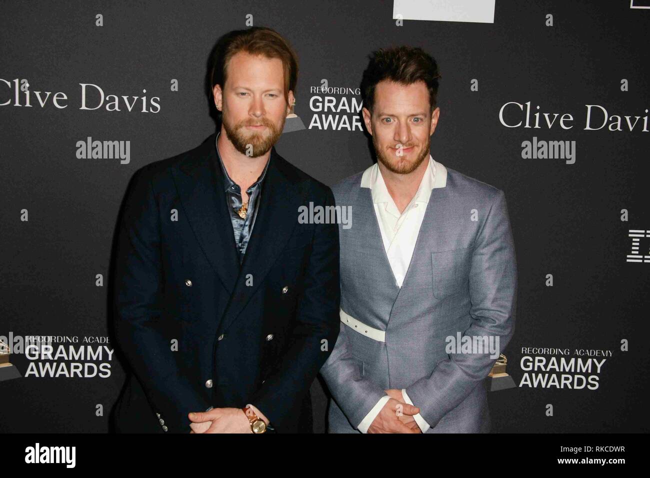 BEVERLY HILLS, CA- 09 février : Brian Kelley et Tyler Hubbard au Clive Davis Pre-Grammy et Gala hommage aux icônes de l'industrie qui a eu lieu au Beverly Hilton le 9 février 2019 à Beverly Hills, Californie. Photo : imageSPACE/MediaPunch Banque D'Images
