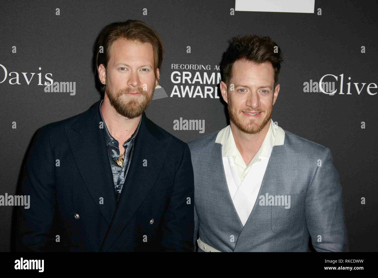 BEVERLY HILLS, CA- 09 février : Brian Kelley et Tyler Hubbard au Clive Davis Pre-Grammy et Gala hommage aux icônes de l'industrie qui a eu lieu au Beverly Hilton le 9 février 2019 à Beverly Hills, Californie. Photo : imageSPACE/MediaPunch Banque D'Images