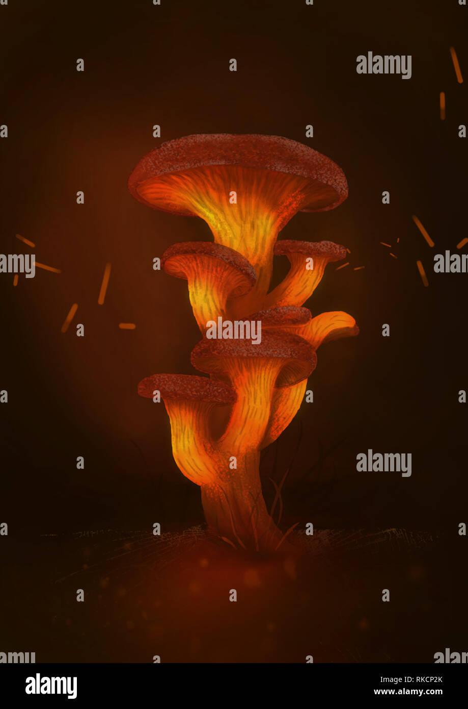 Artwork - concept art- illustration Banque D'Images