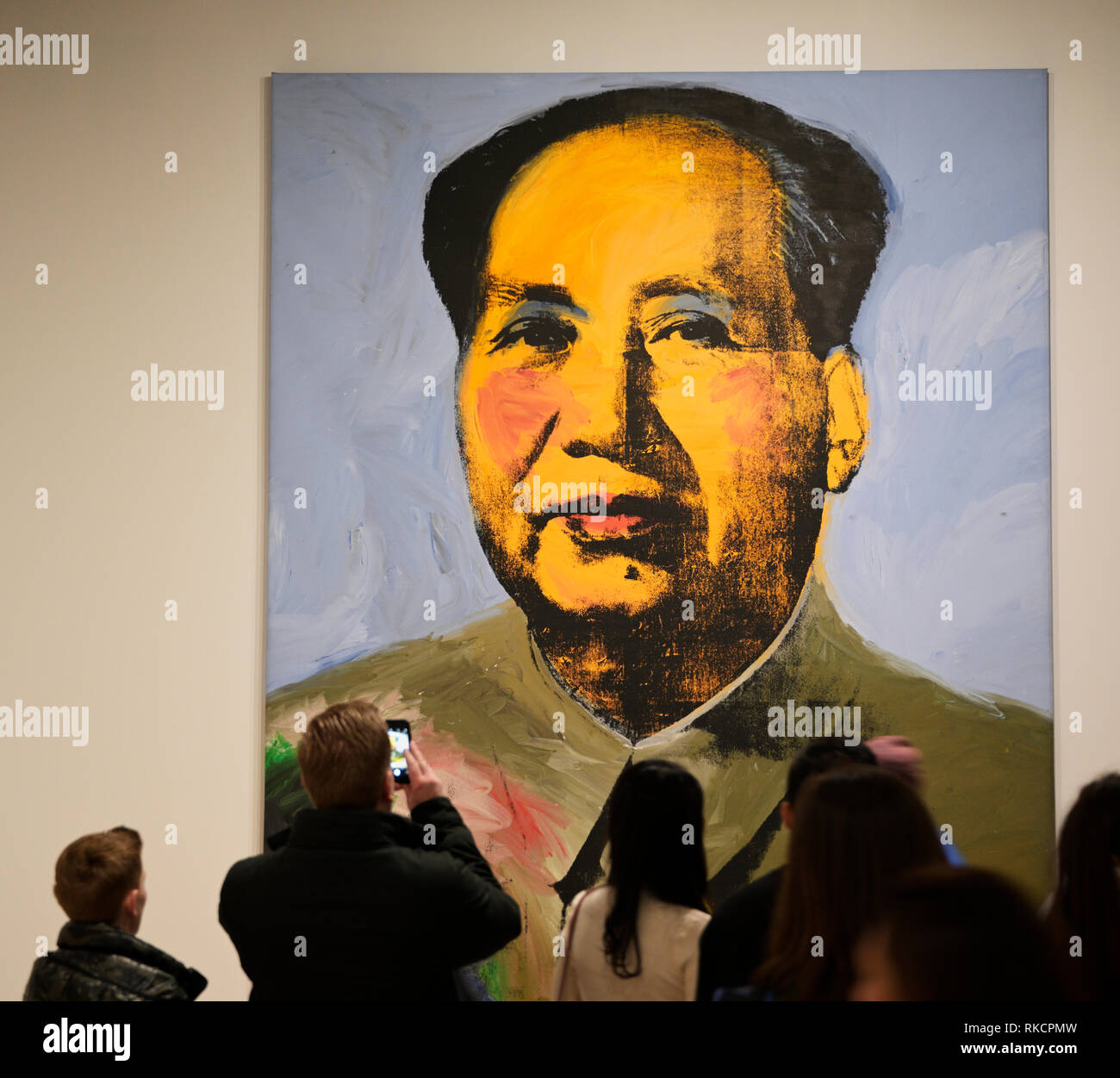 Portrait de Mao, Andy Warhol, 1972 Banque D'Images