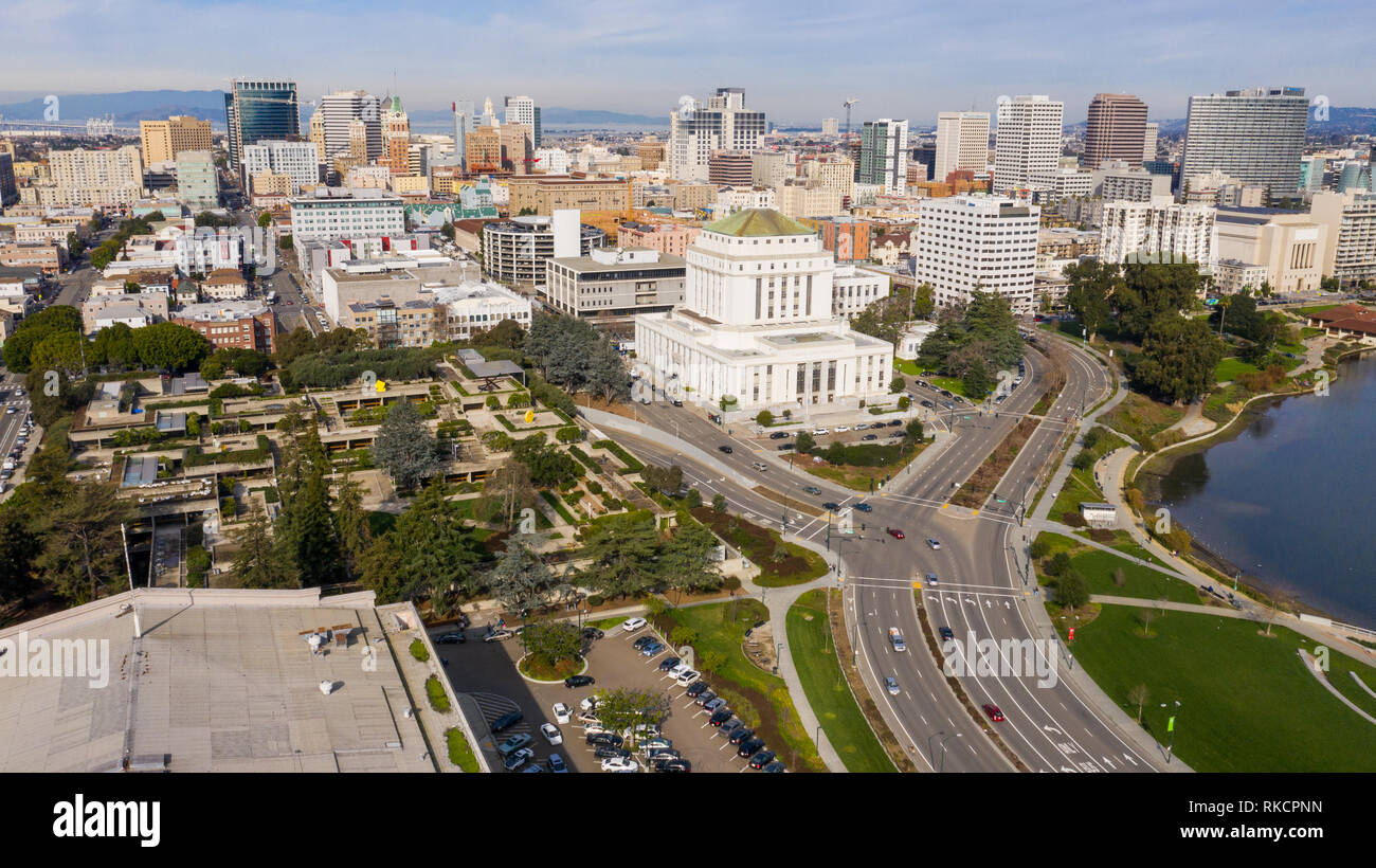 Alameda County Superior Courthouse, Oakland, CA, USA Banque D'Images