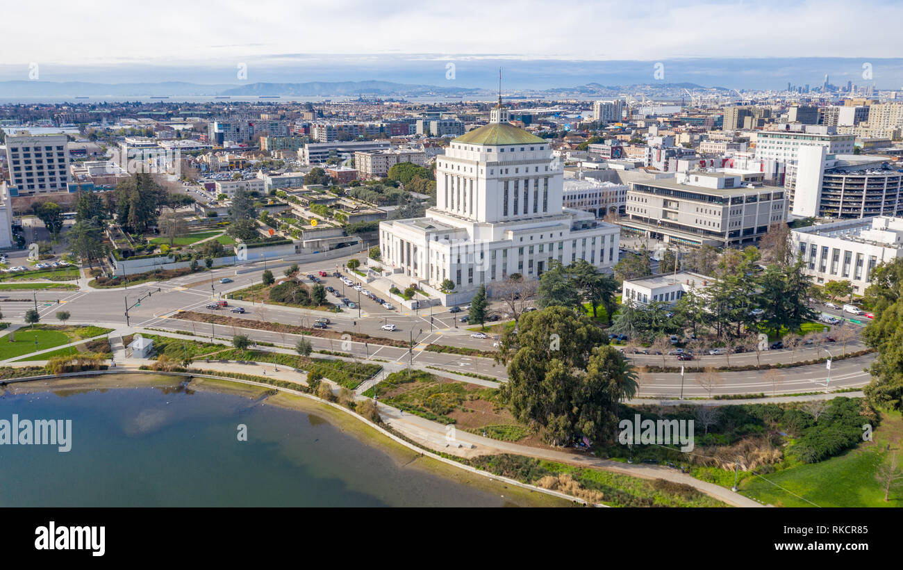 Alameda County Superior Courthouse, Oakland, CA, USA Banque D'Images