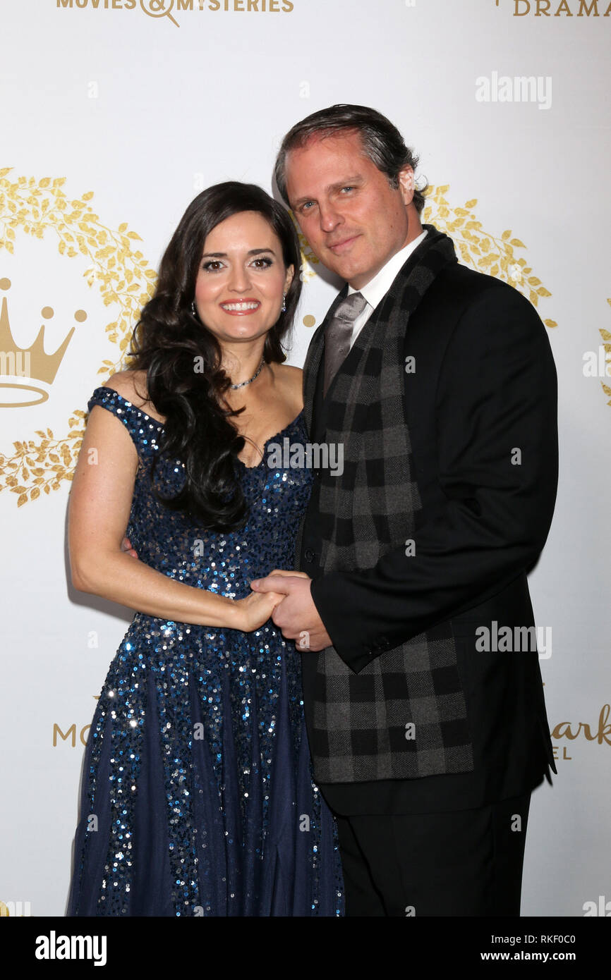 Pasadena, CA, USA. Feb 9, 2019. LOS ANGELES - Oct 9 : Danica McKellar, Scott à Sveslosky la marque Hiver 2019 Événement au tournoi TCA Chambre le 9 février 2019 à Pasadena, CA Crédit : Kay Blake/ZUMA/Alamy Fil Live News Banque D'Images