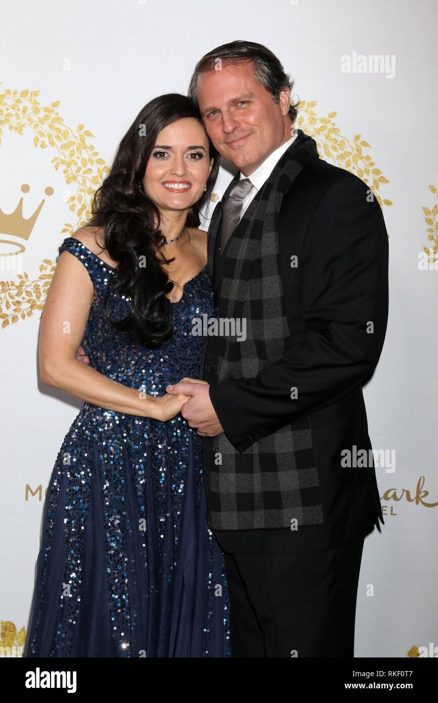 Pasadena, CA. Feb 9, 2019. Danica McKellar, Scott Sveslosky aux arrivées pour Hallmark Channel TCA 2019 Tournoi d'hiver, chambre, Pasadena, CA, 9 février 2019. Credit : Priscilla Grant/Everett Collection/Alamy Live News Banque D'Images