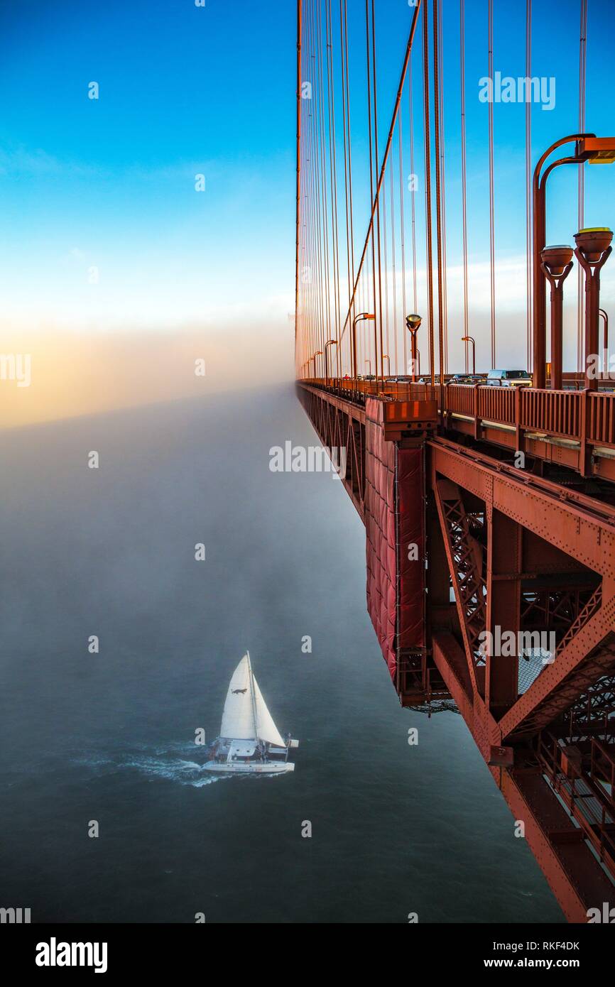 Le Golden Gate Bridge. San Francisco. La Californie. USA Banque D'Images