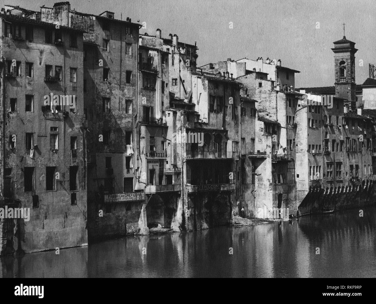 Borgo San Jacopo, Florence, Italie, 1910-20 Banque D'Images