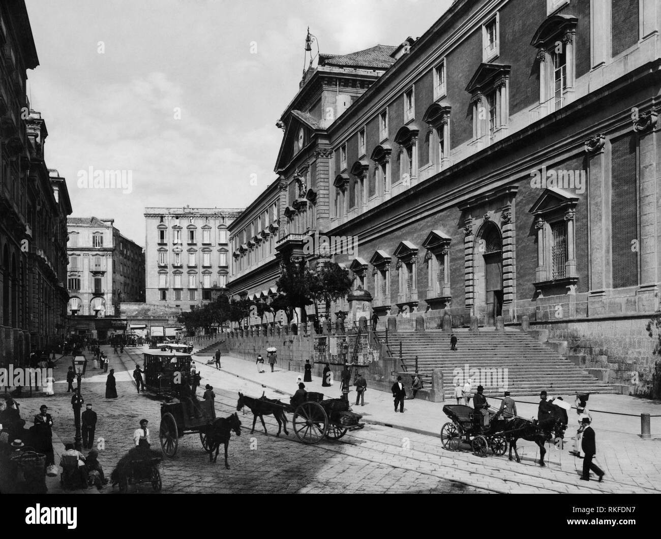 Musée Archéologique National, Naples, Campanie, Italie 1900-10 Banque D'Images