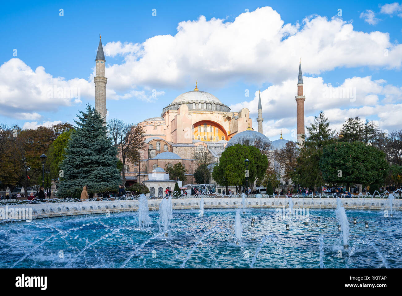 Hagia Sofia monument à Istanbul, Turquie. Banque D'Images