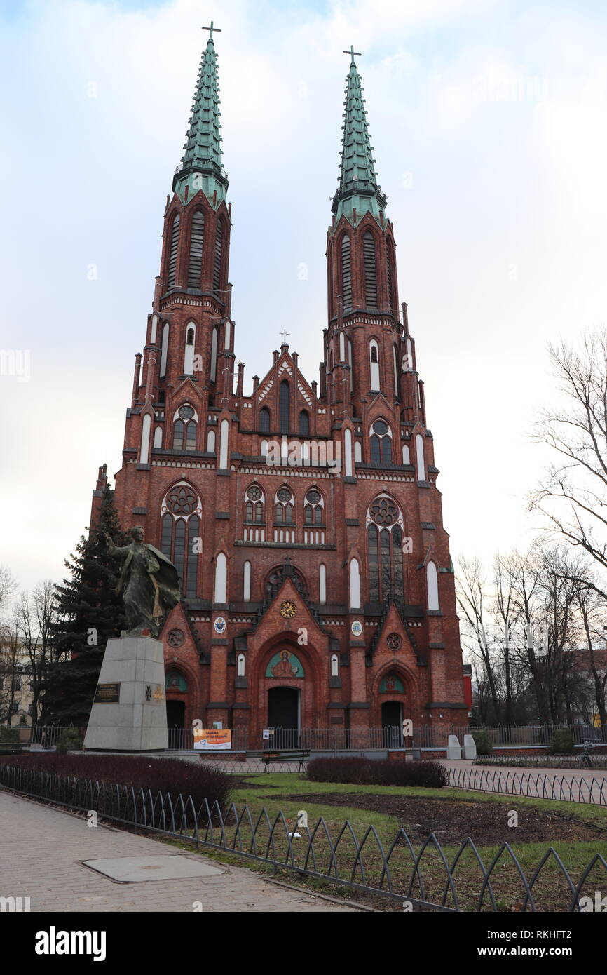 La Cathédrale Saint-florian à Varsovie Pologne Banque D'Images