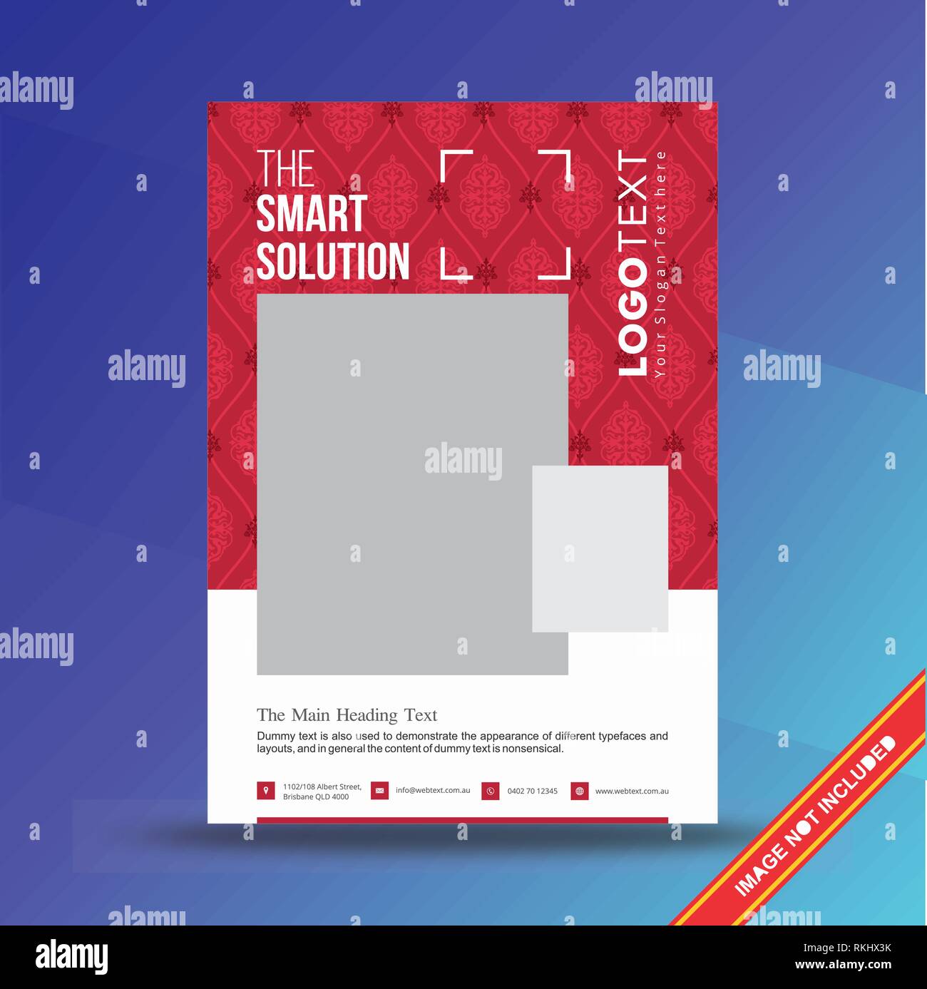 L'entreprise créative Flyer Design Template Illustration de Vecteur