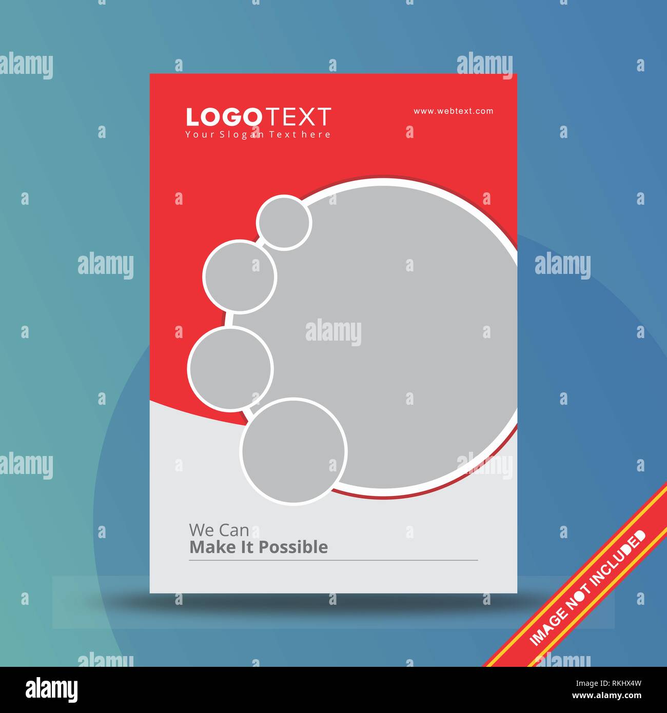 L'entreprise créative Flyer Design Template Illustration de Vecteur