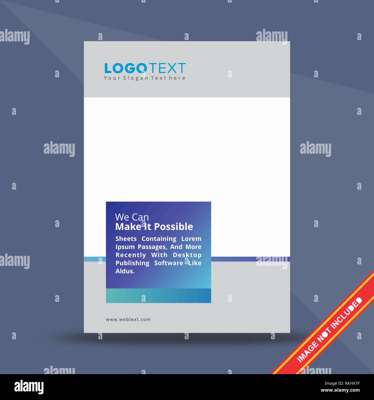 L'entreprise créative Flyer Design Template Illustration de Vecteur