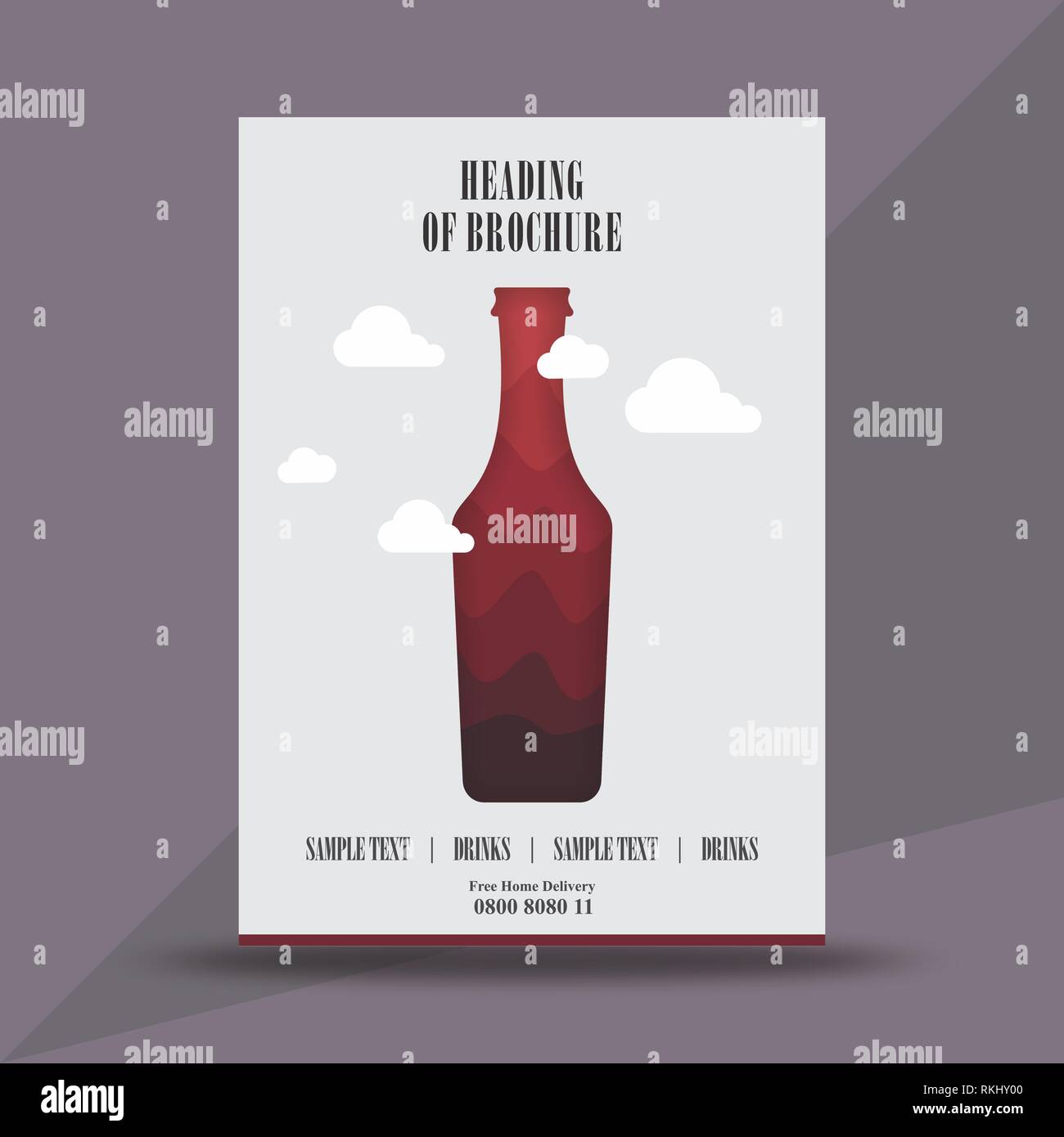 L'entreprise créative Flyer Design Template Illustration de Vecteur