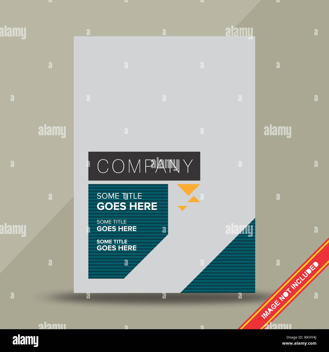 L'entreprise créative Flyer Design Template Illustration de Vecteur