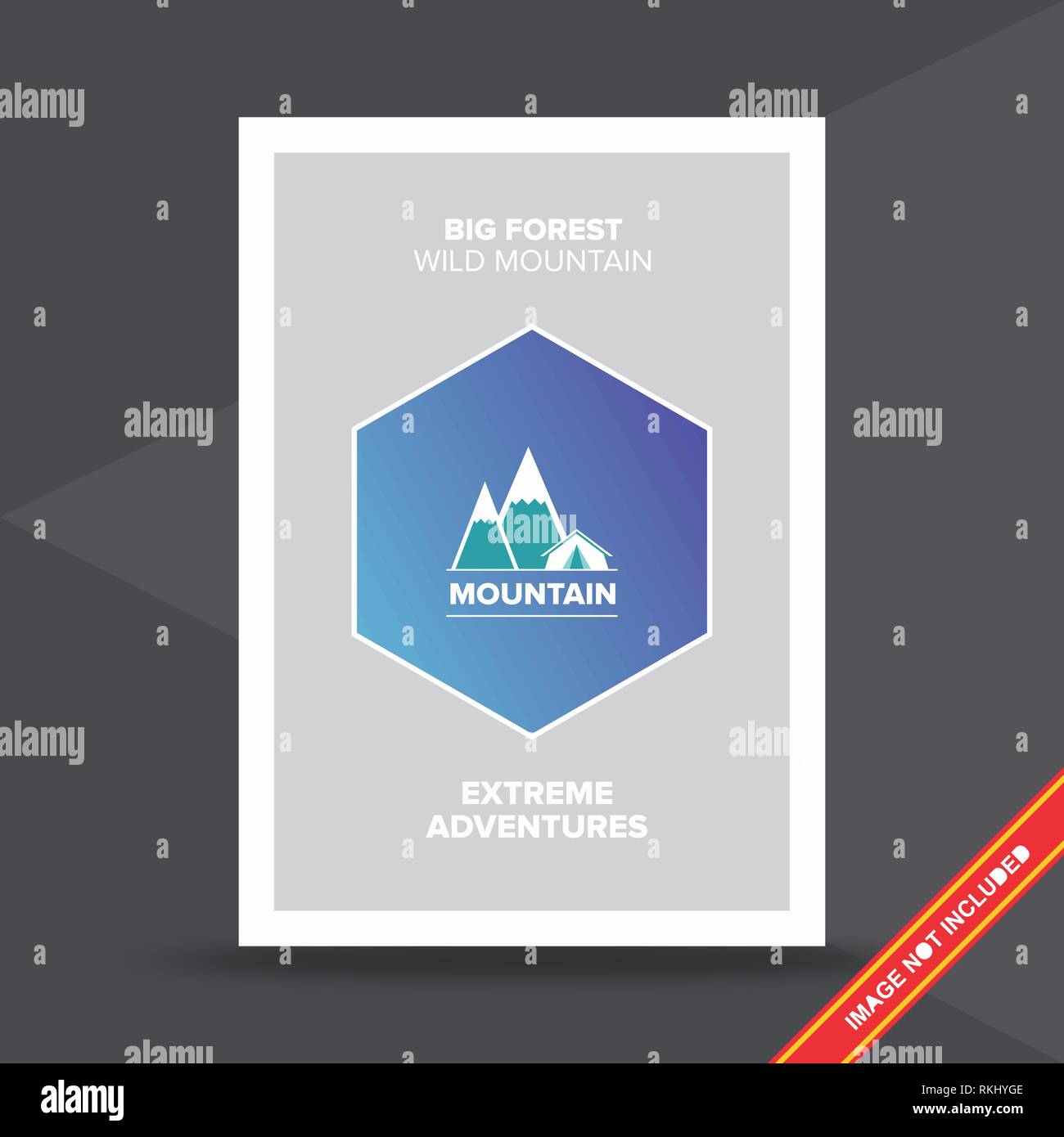 L'entreprise créative Flyer Design Template Illustration de Vecteur