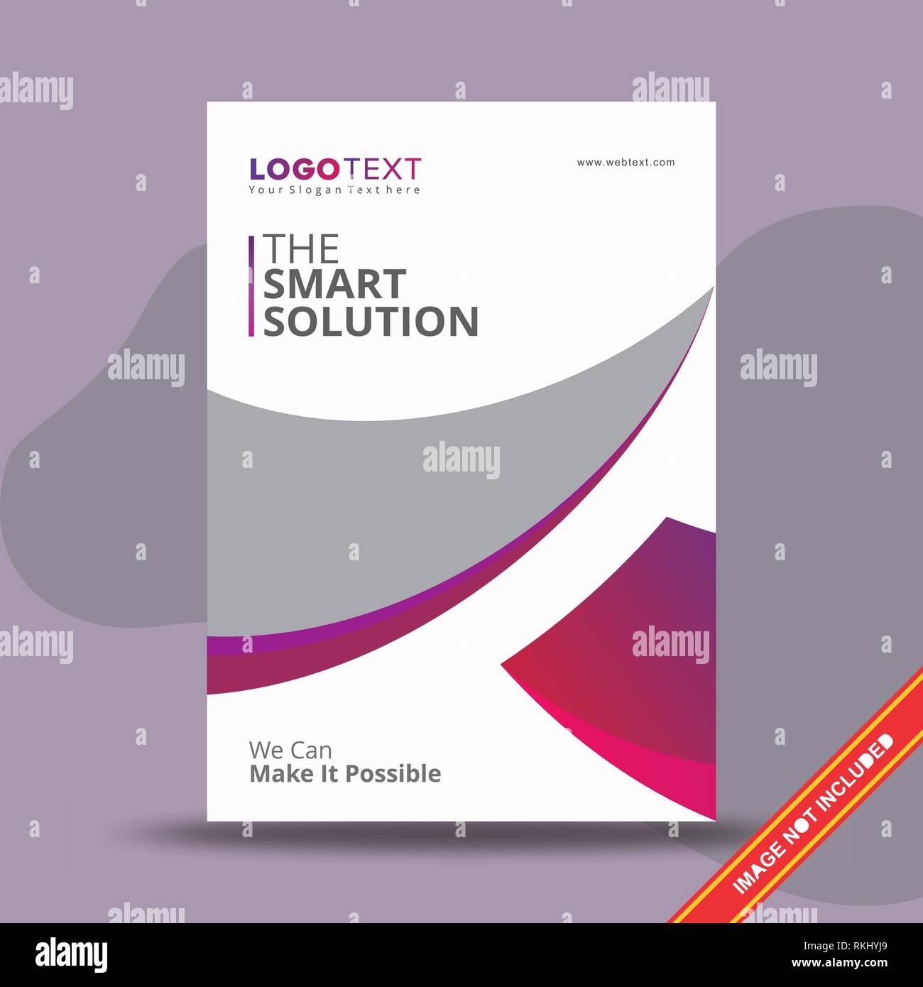 L'entreprise créative Flyer Design Template Illustration de Vecteur