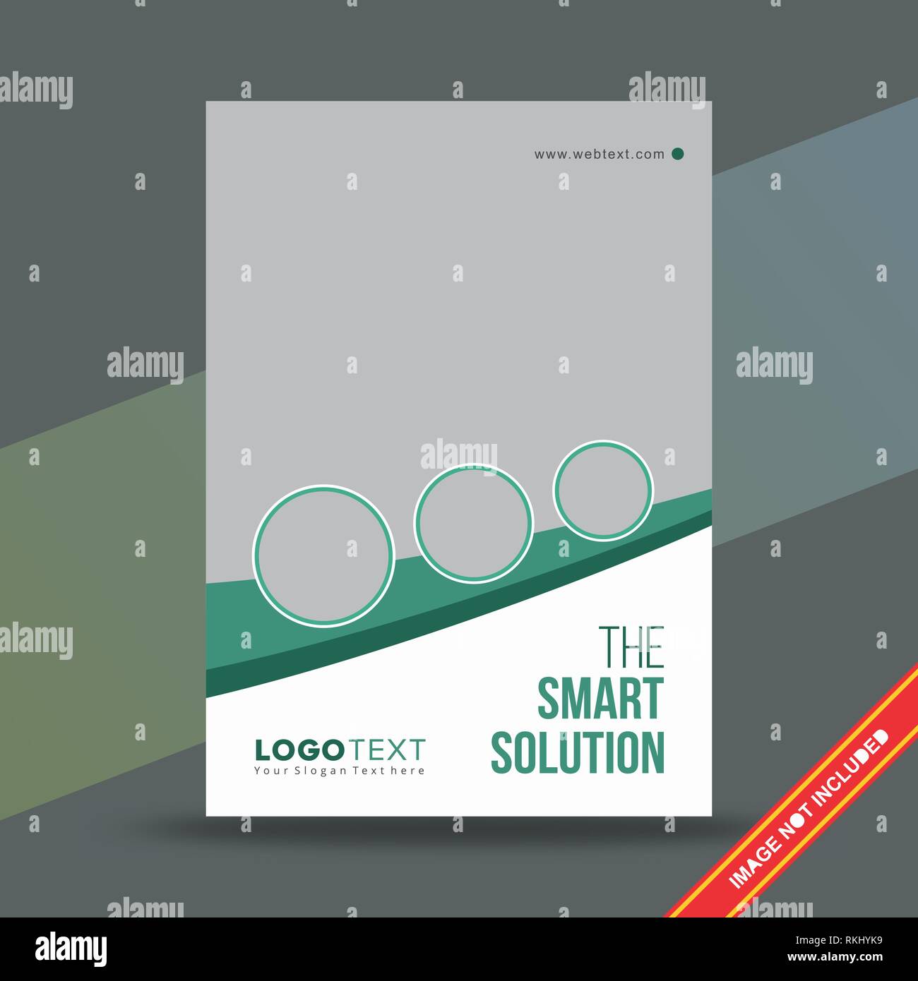 L'entreprise créative Flyer Design Template Illustration de Vecteur