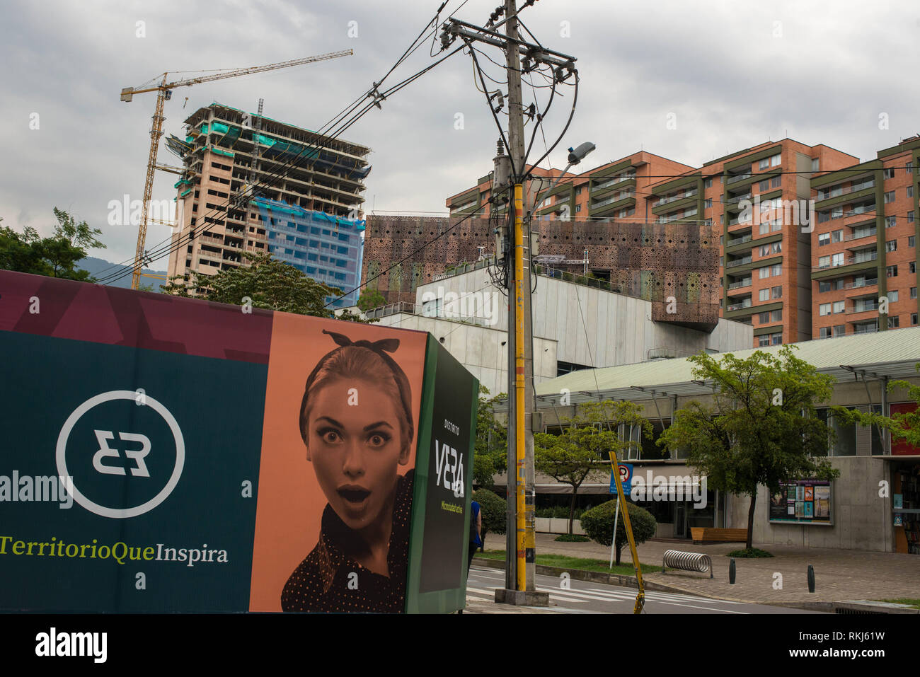 Medellin, Antioquia, Colombie : scène de rue. Banque D'Images