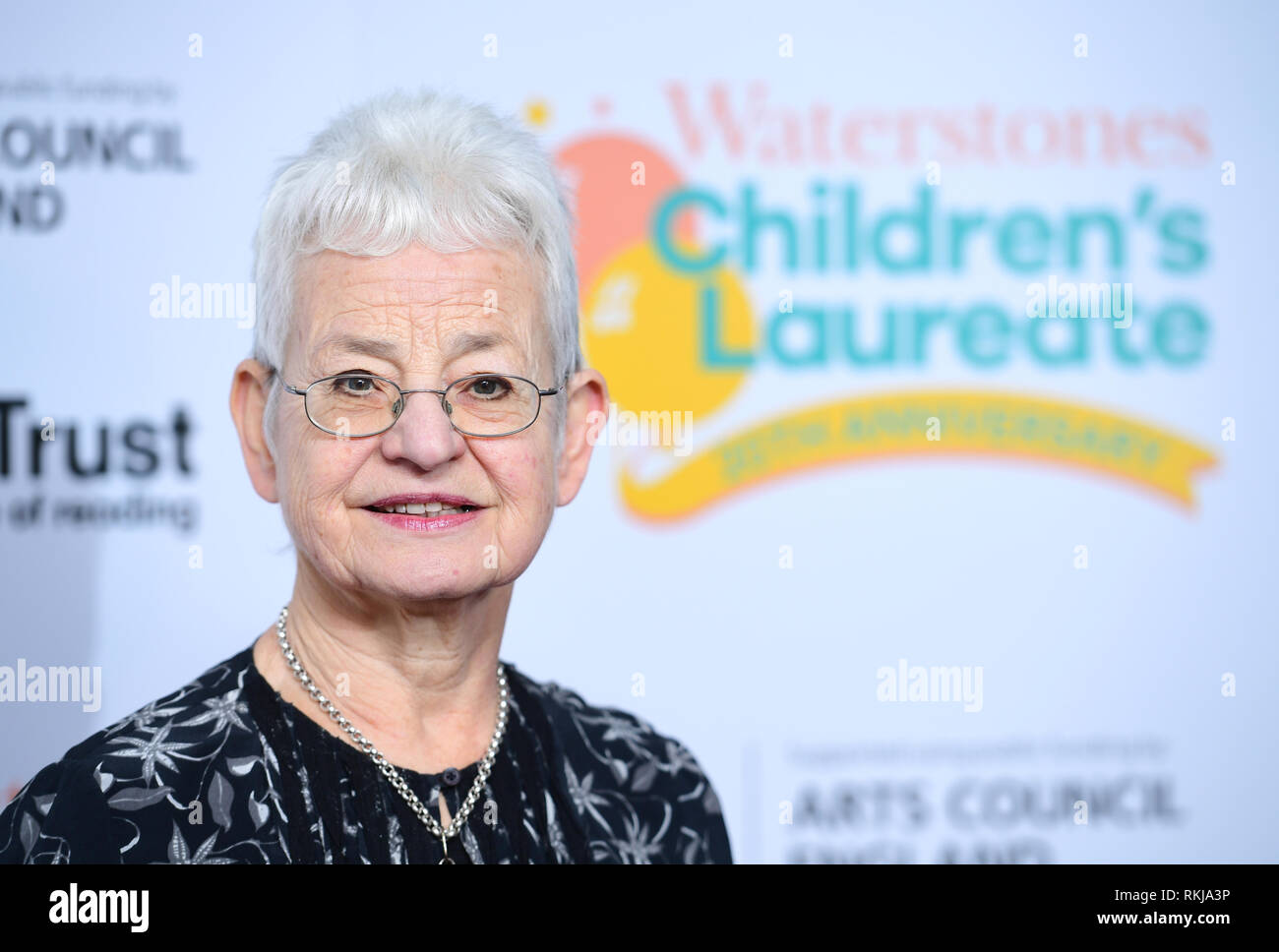 Jacqueline Wilson assiste à un appel photo célébrer les 20 ans de l'Waterstones Aire de Nobel à Waterstones Piccadilly à Londres. Banque D'Images