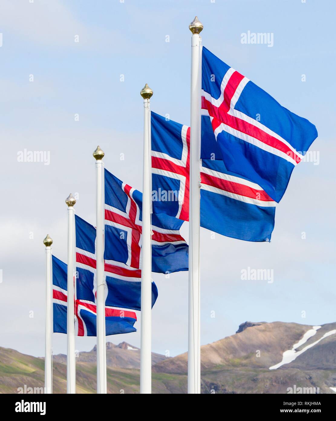 Drapeau Islande Pavillon De L Islande Drapeau Islandais Photo Stock Alamy