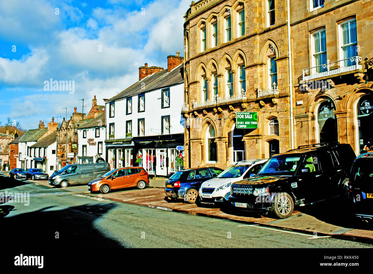 Dans Appleby Westmorland, Cumbria, Angleterre Banque D'Images