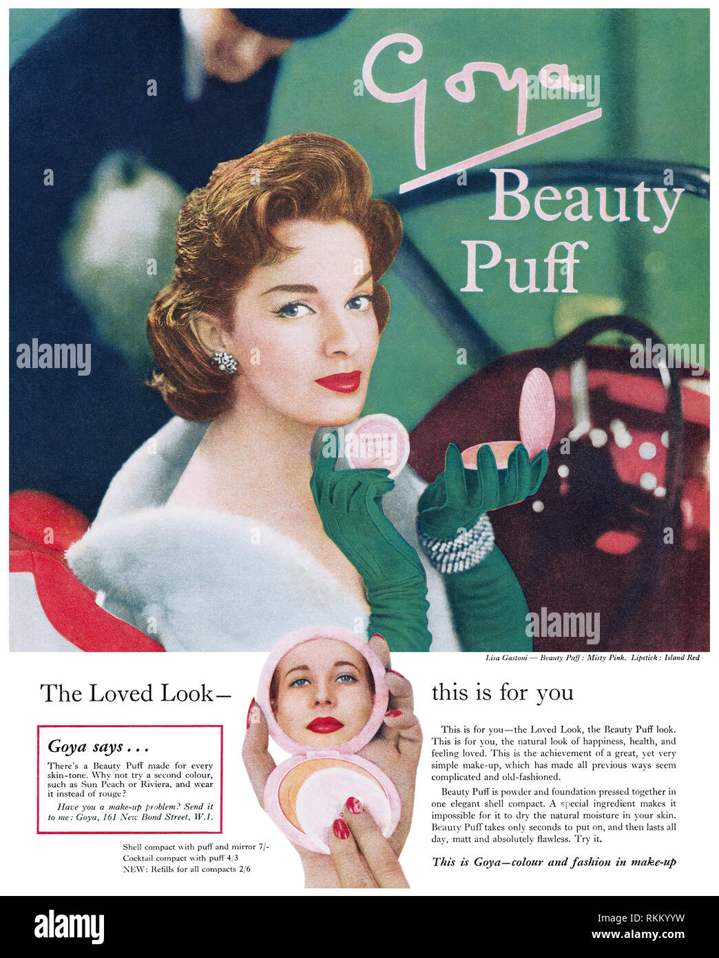 1950s ad woman beauty Banque de photographies et d'images à haute  résolution - Alamy