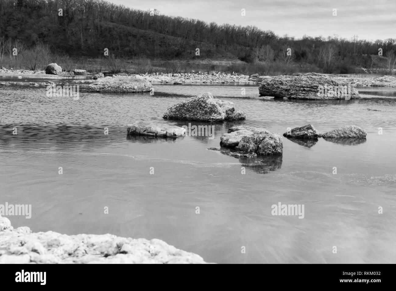 Un éperon, accidentée à Pensacola barrage situé dans la région de Langley, Virginia 2019 Banque D'Images