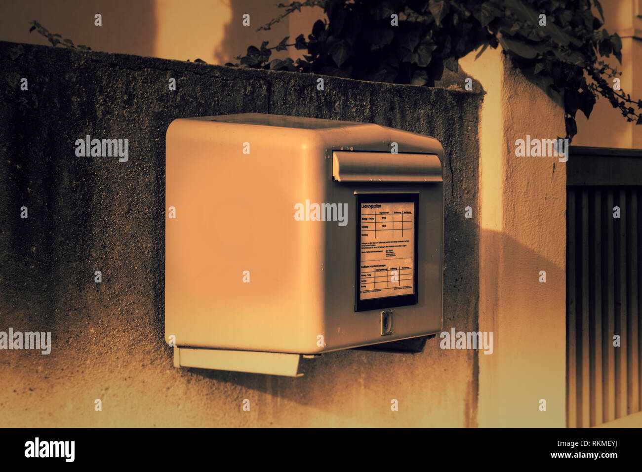 German letterbox Banque D'Images