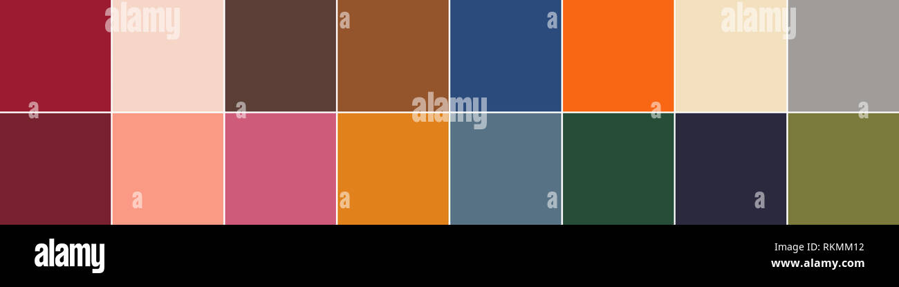 16 couleurs Pantone de la saison automne hiver 2019 2020