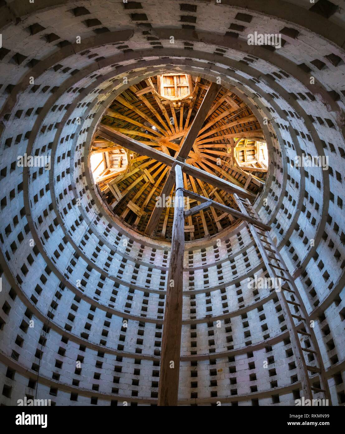 Pigeonnier, Villesavin Château, Tour-en-Sologne, Loir-et-Cher, La Vallée de la Loire, France, Europe. Banque D'Images
