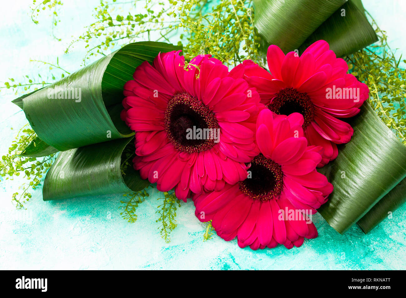 Arriere Plan De La Fete Des Meres Ou D Une Carte De Vœux Bouquet De Fleurs De Gerbera Rouge Turquoise Sur Une Table En Pierre Photo Stock Alamy Arriere Plan De La Fete Des Meres Ou D Une Carte De Vœux Bouquet De Fleurs De Gerbera Rouge Turquoise Sur Une Table En Pierre Photo Stock Alamy