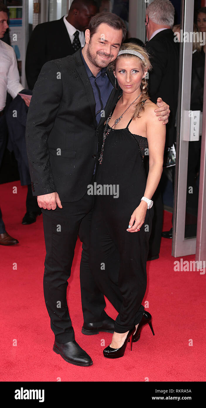 Danny Dyer et Joanne Mas assister à la première de 'l'UK Hooligan Factory" à l'Odeon West End le 9 juin 2014 à Londres, Angleterre Banque D'Images