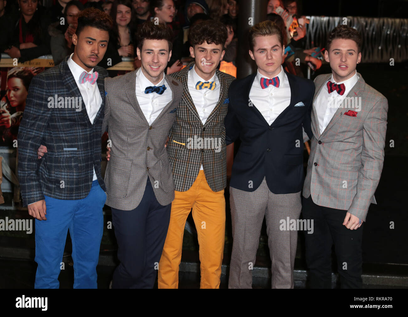 Kingsland Road arrivent à The Hunger Games : Catching Fire Première mondiale à l'Odéon, Leicester Square Banque D'Images