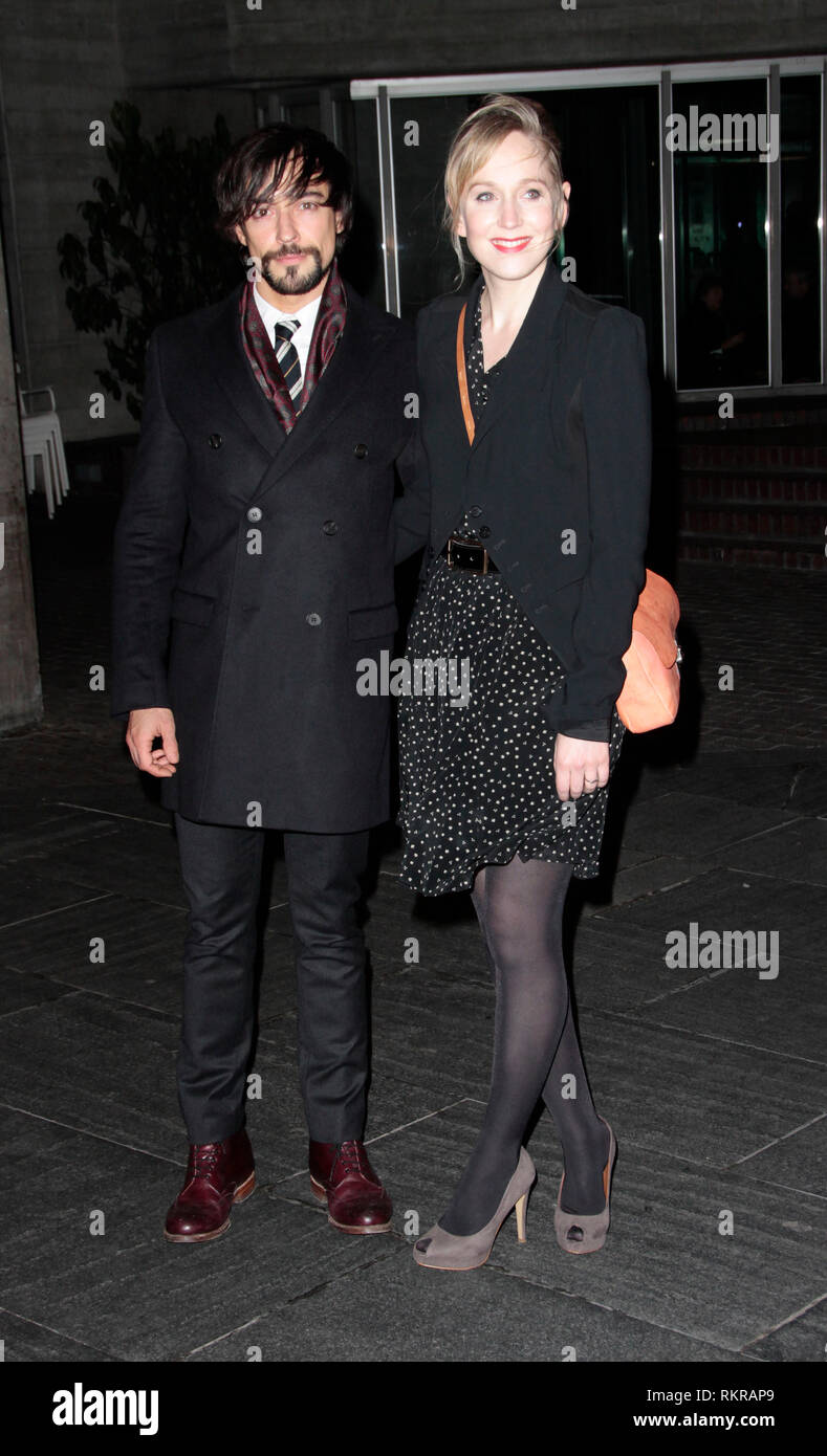 Le Théâtre National : 50 ans sur scène - La photo montre des arrivées : Hattie Morahan Banque D'Images