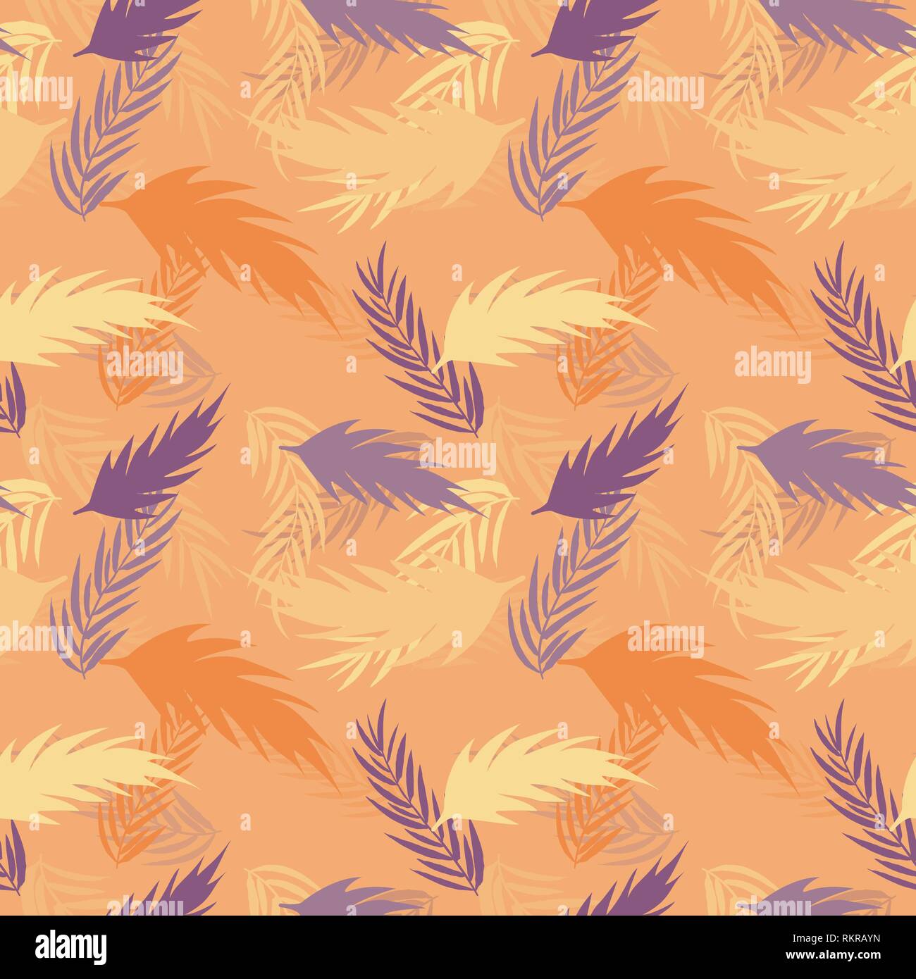 Résumé fond feuille de palmier Illustration de Vecteur